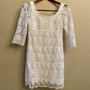 Dress with sleeves from White House Black Market